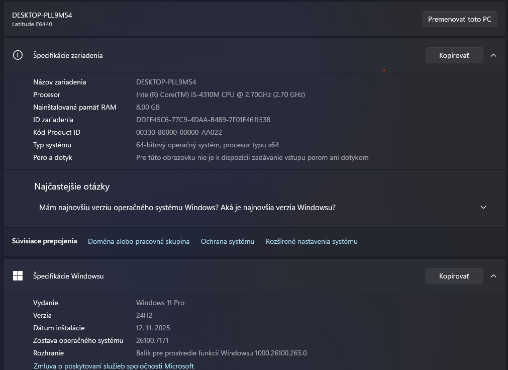 DELL Latitude E6440 - 14.1" / i5 / SSD / AMD Grafika / Dock - 8