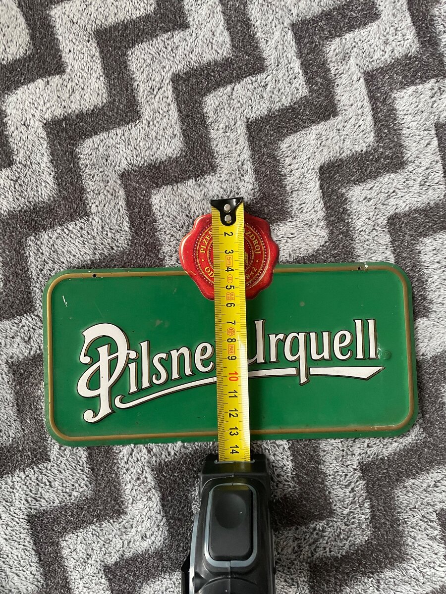 Pilsner Urquell - plechová tabuľa - 8