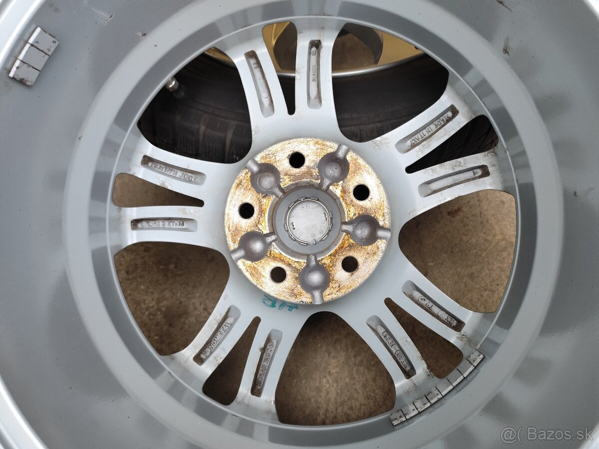 Sada Alu 17" Nissan +pneu +tpms - 8