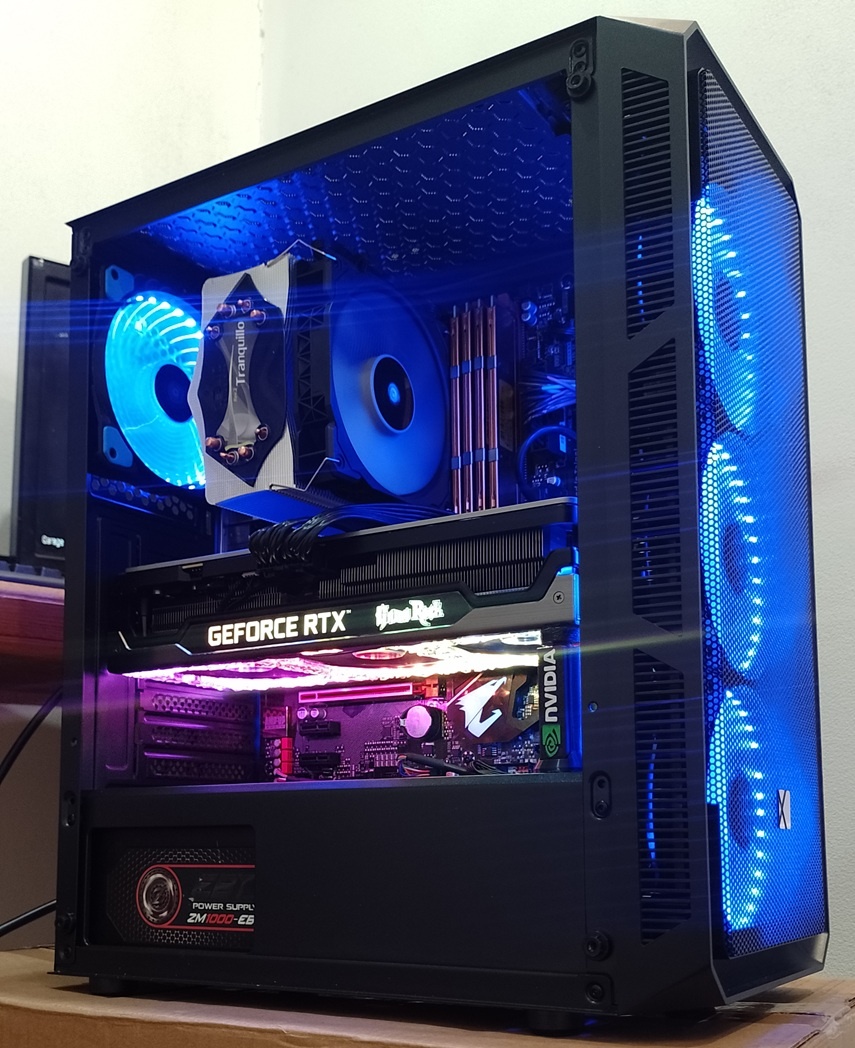 Hernú zostavu s RTX 3070 Ti + 32GB RAM+2x NVMe+i5 8600K+1000 - 8