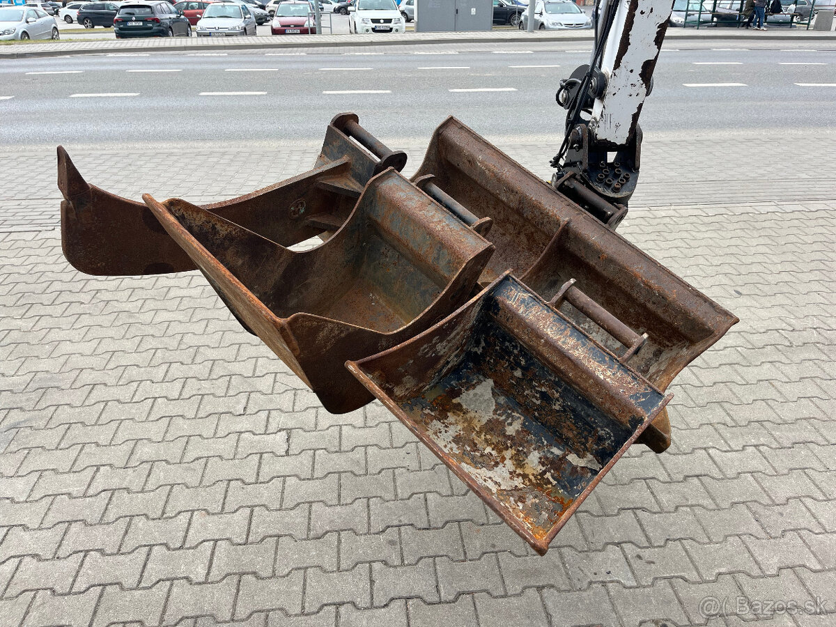 Minibager minirypadlo Bobcat E35z, Powertilt Kubota CAT - 8