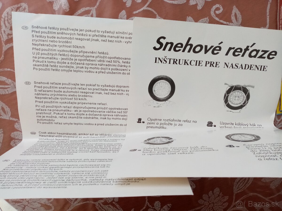 Reťaze do snehu či náročného terénu - 8
