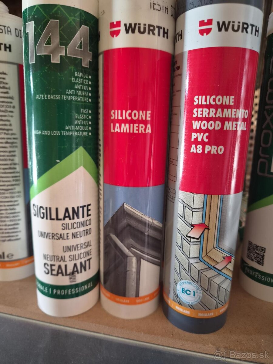 Silikon,neutralny,transparentny,čierny,tmel na strechy - 8