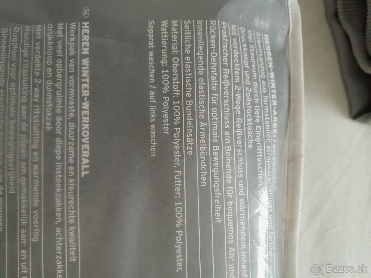 ZIMNY OVERAL PRE MECHANIKOV A POD. - 8