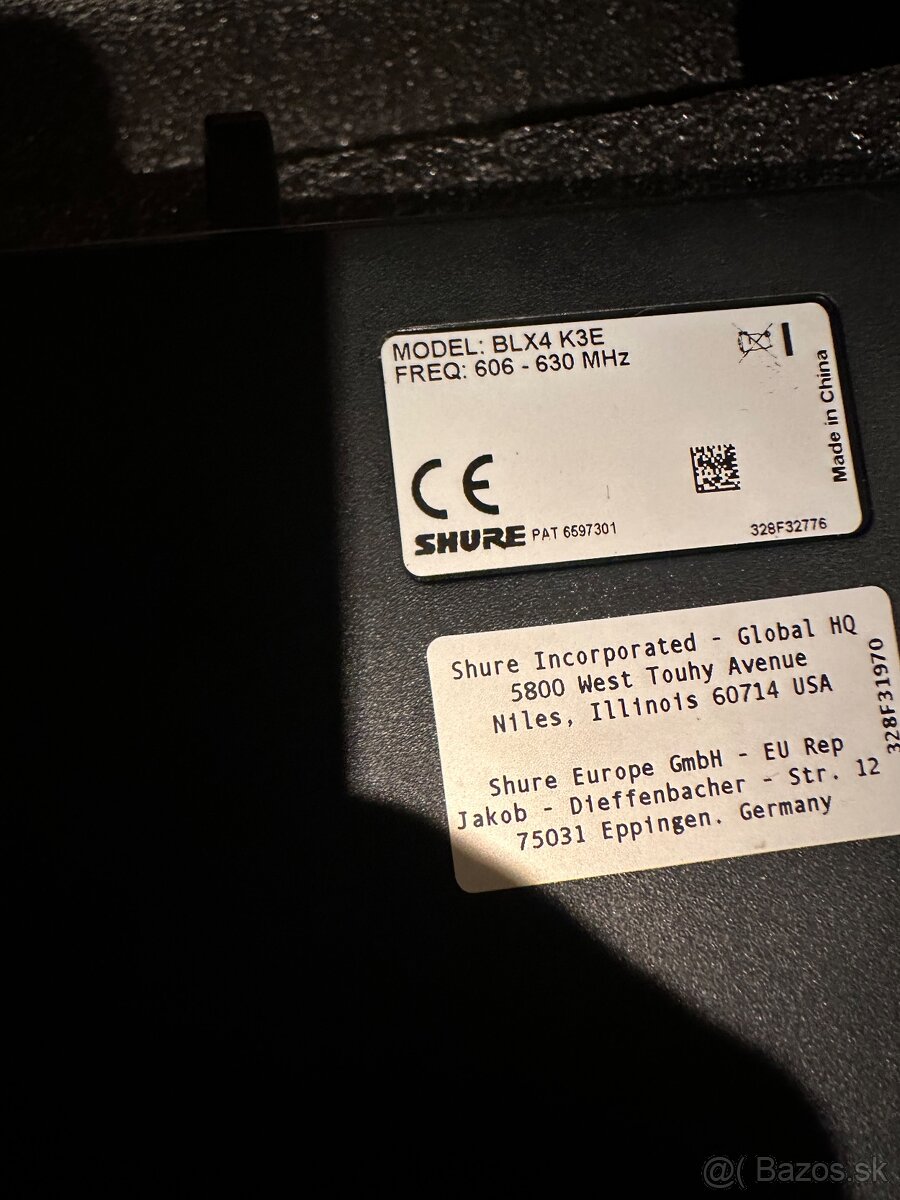 Bezdrôtove mikrofony Shure SM 58 - 8