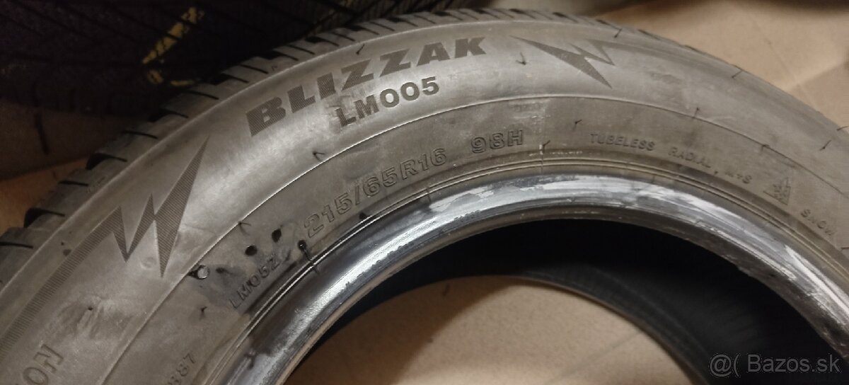 Zimné Bridgestone Blizzak 215/65/16 98H - 8