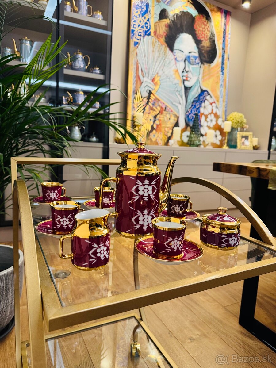 Luxusná porcelánová súprava – Valaska Belá Czechoslovakia - 8