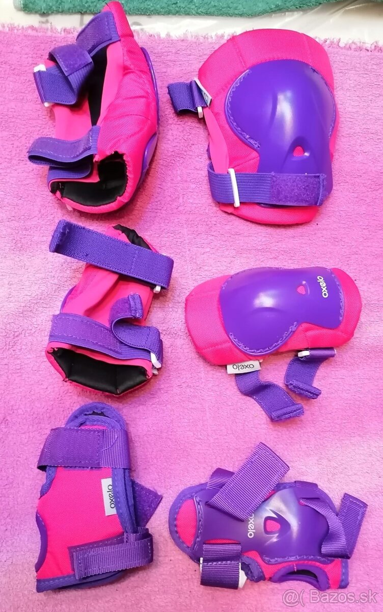 Predám zabalené Detské chrániče a dve detské prilby. - 8