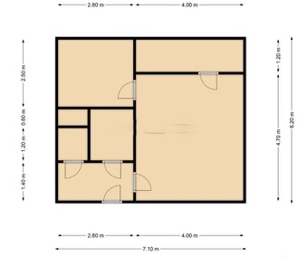 Predám 1- izbový družstevný byt, sídliskoŤahanovce - 8