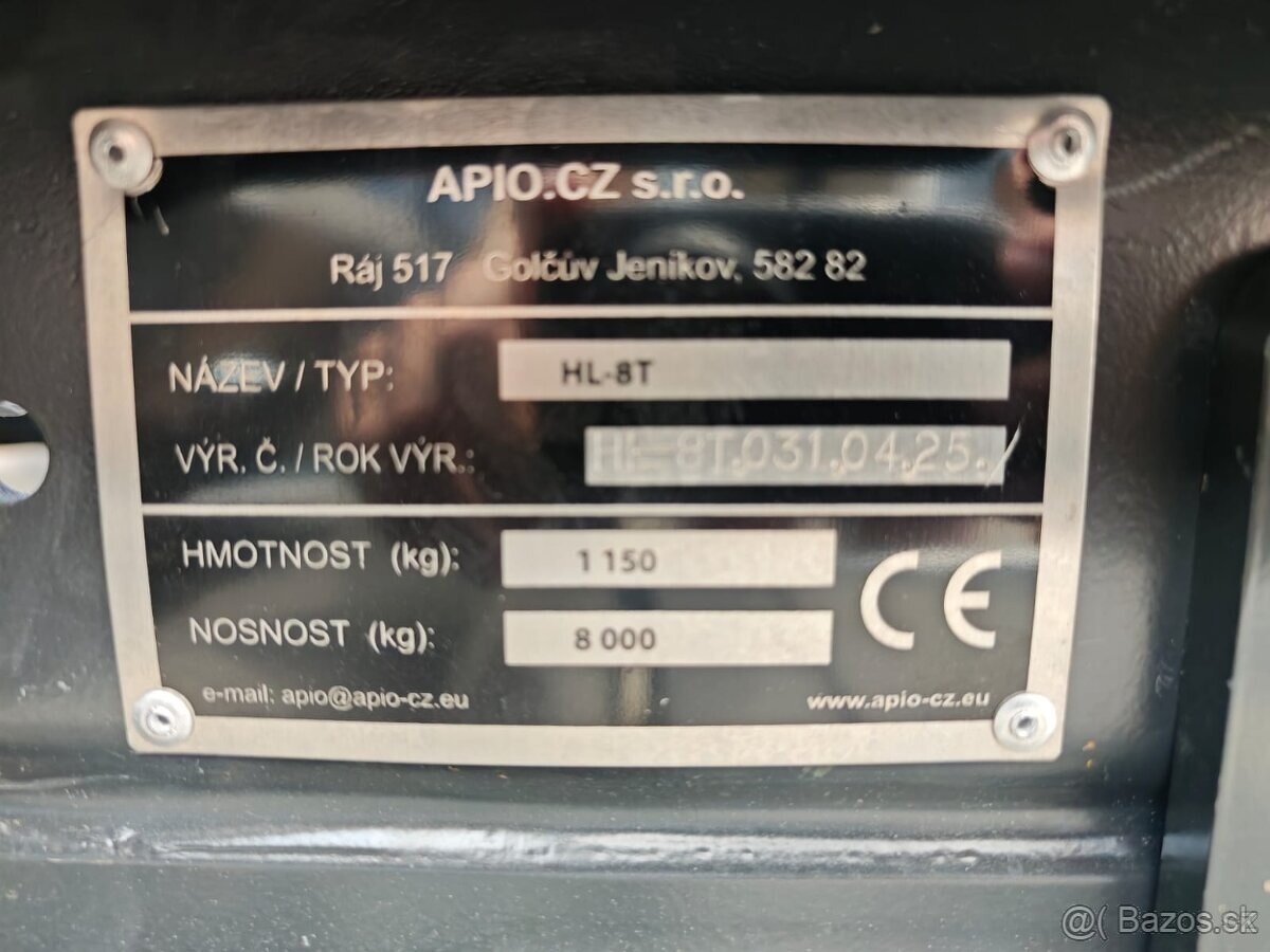 Iveco Eurocargo 120E18, nový 8t hákový nosič - 8