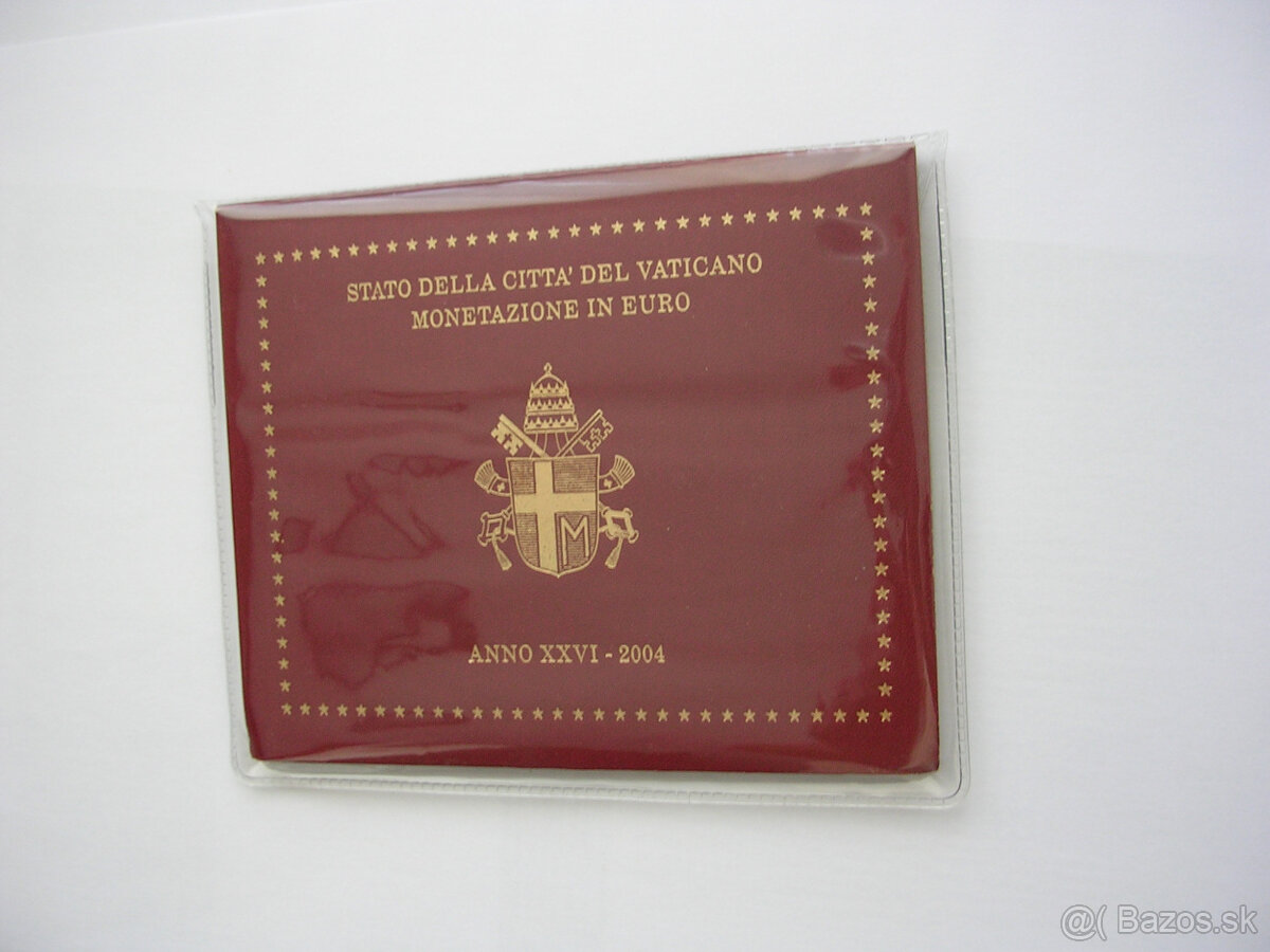 VATIKAN 2004 Tretia sada euromincí pápež Ján Pavol II. č.2 - 8