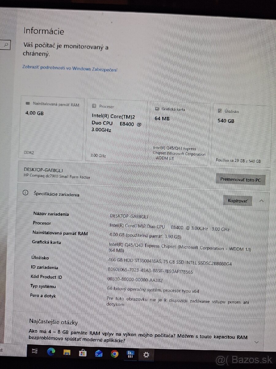 HP Compaq dc7900 - 8