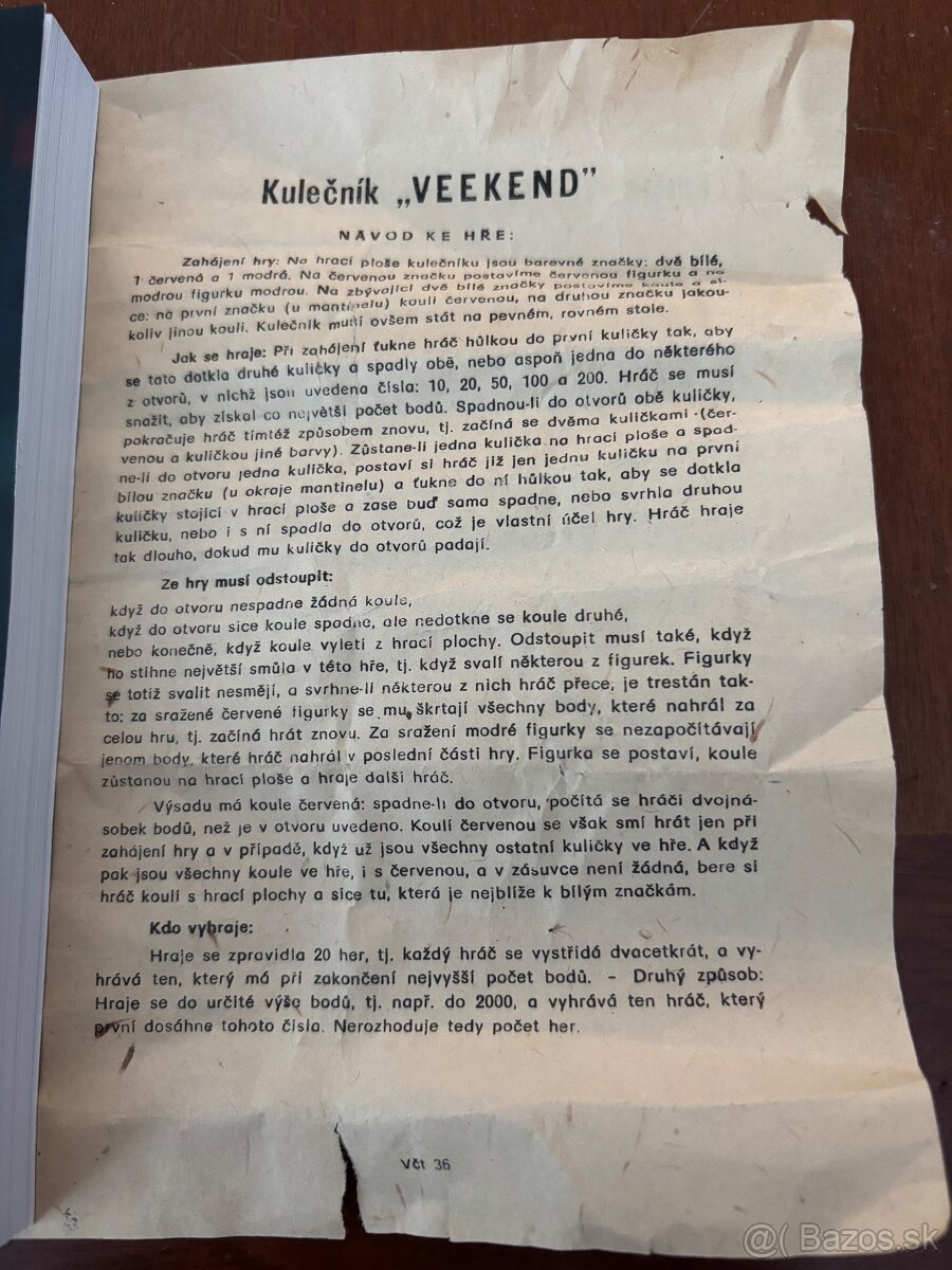 Retro detsky kulecnik VIKEND - 8