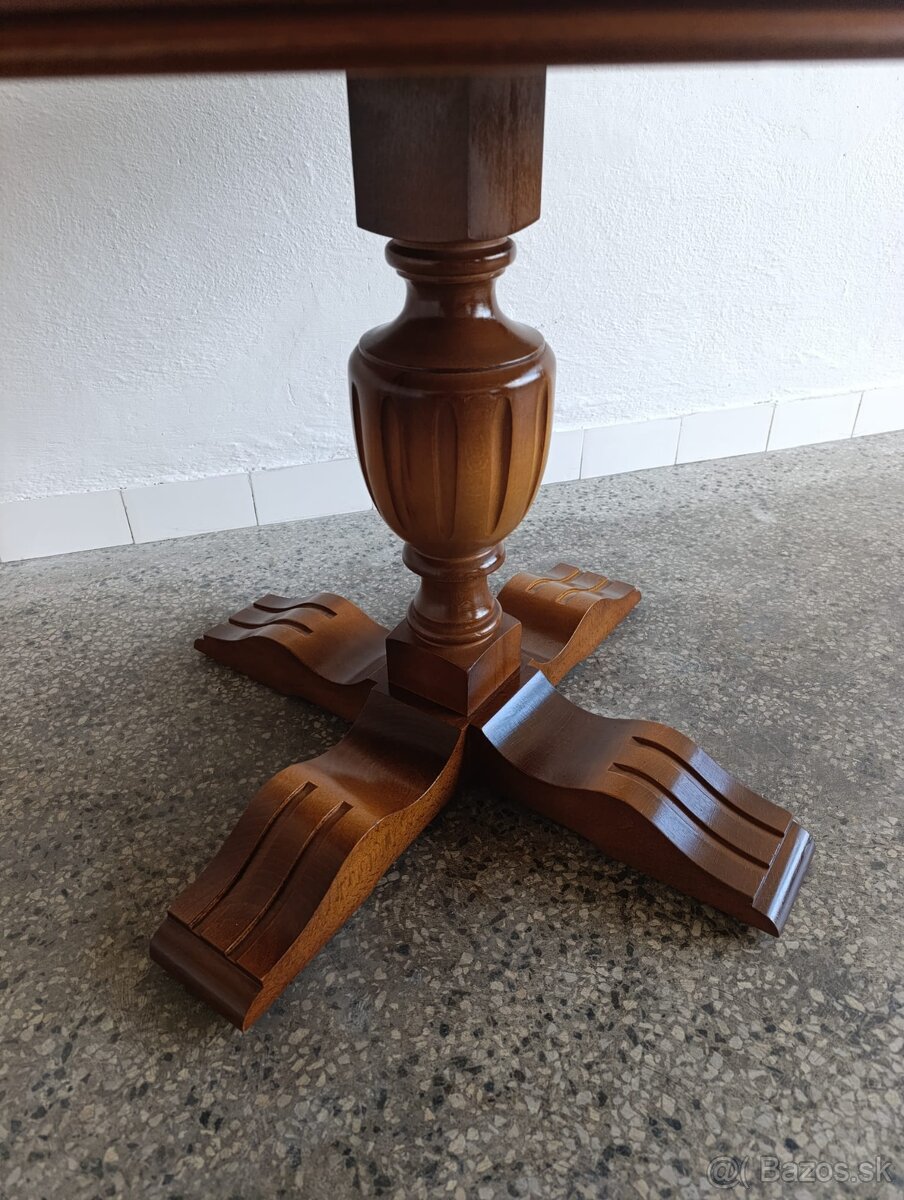 Rustikální konferenční stolek, nábytek z masívu, stůl - 8