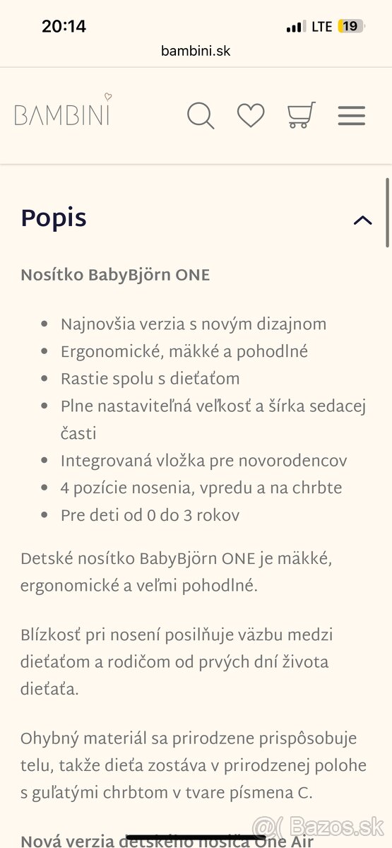 Babybjorn One Ergonomický nosič námornícka modrá 3D Mesh - 8