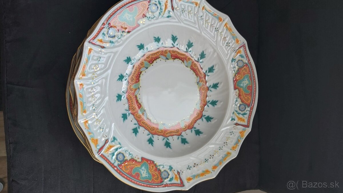 Retro Pirken Hammer Rose obedová sada tanierov - 8