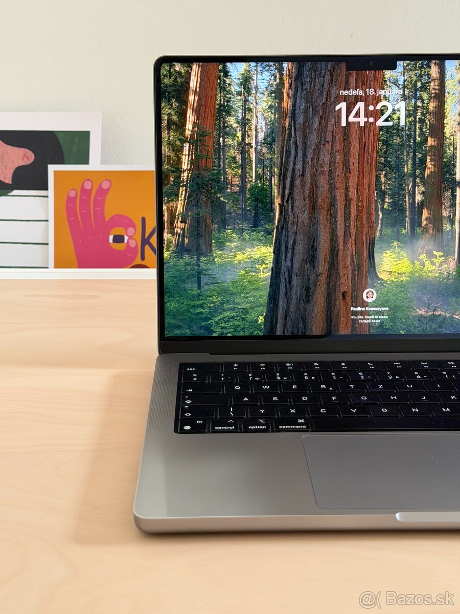 MacBook Pro 14 (2021), M1 Pro, 1TB, 16GB RAM, 87% BAT - 8