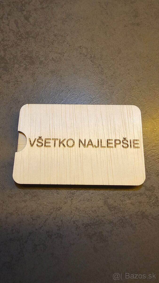 Drevené obálky na peniaze - 8