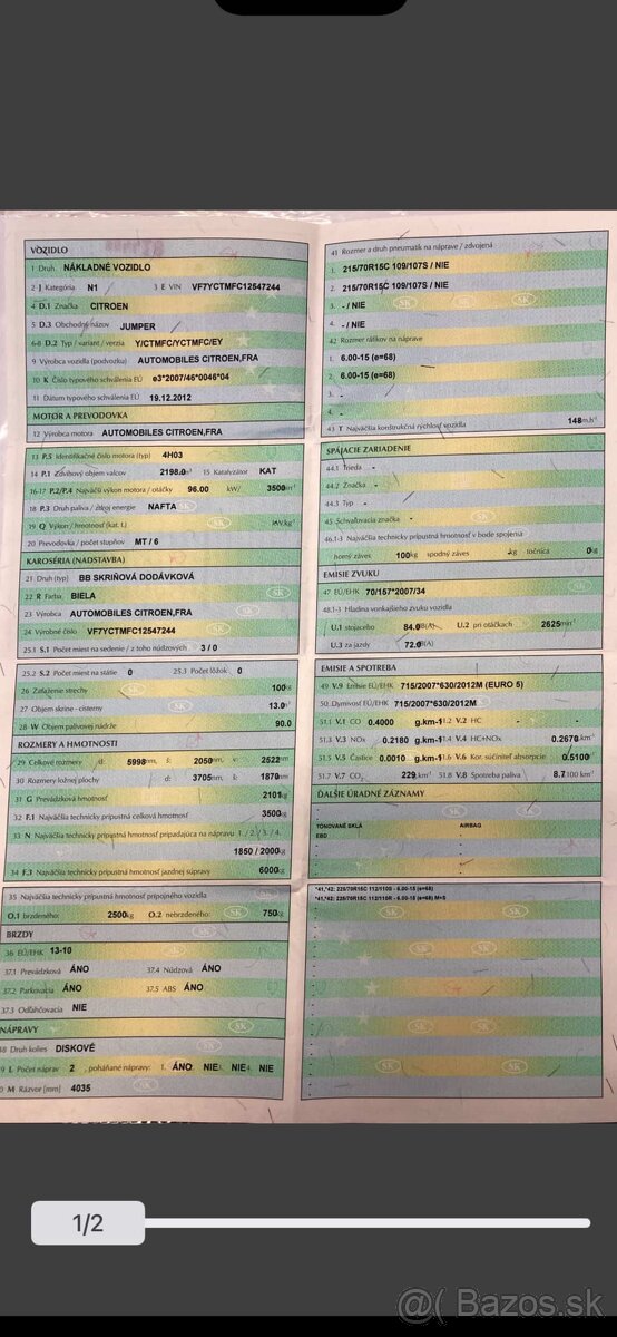 Predaj Citroën Jumper 2.2hdi - 8