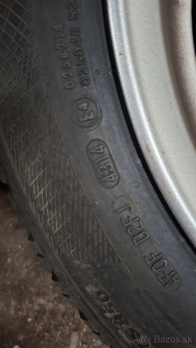 ALU disky 5x112 R16 + zimné pneumatiky 205/55 R16 - 8