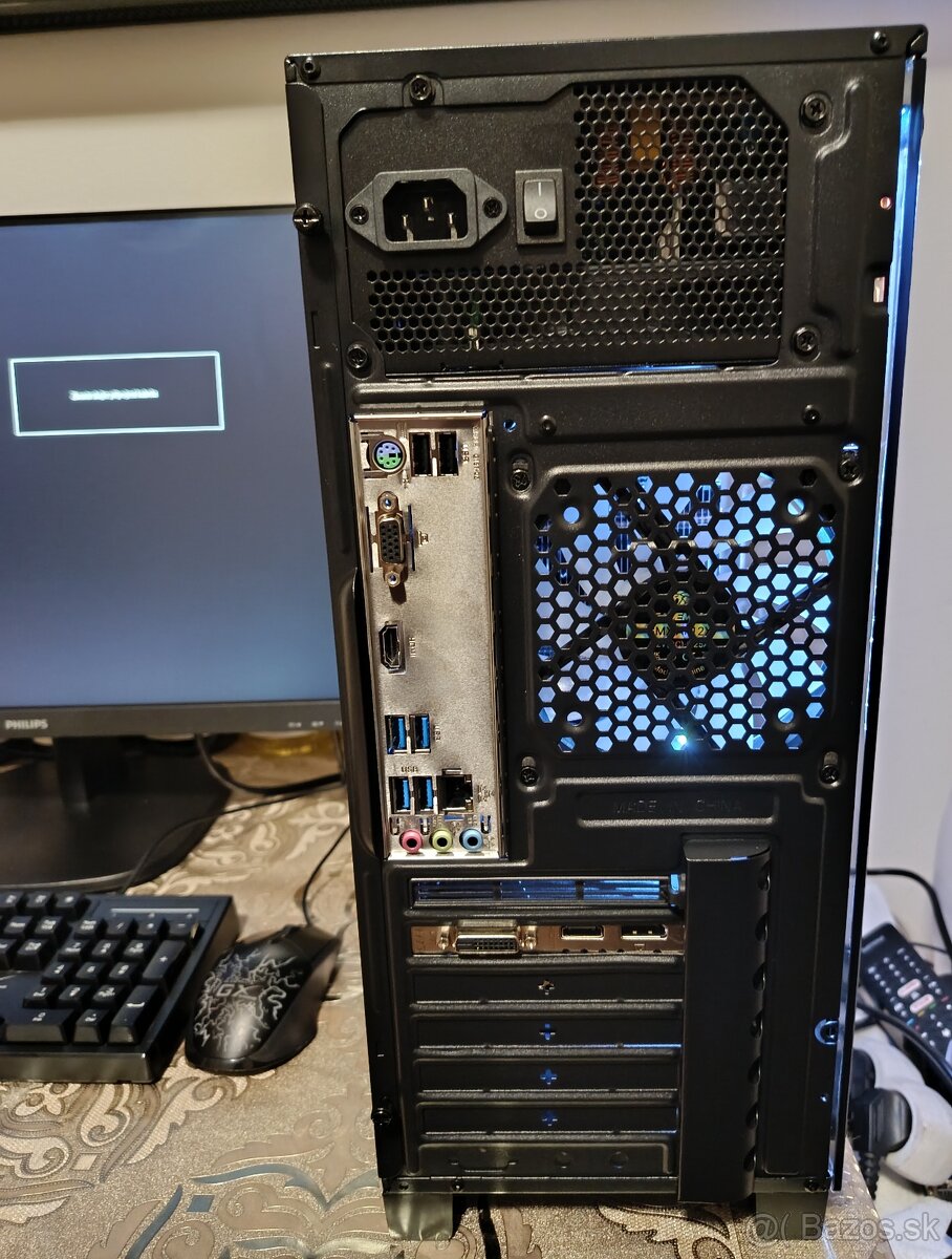 Nové herné PC AMD 8jadro, RTX3050 8GB, wi-fi, bluetooth - 8