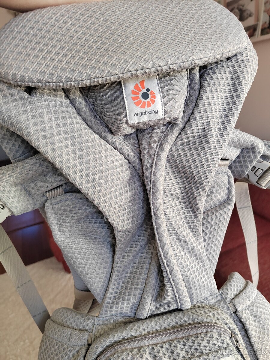 Nosič ERGOBABY - OMNI DELUXE Mesh - Pearl Grey - NOVÝ - 8