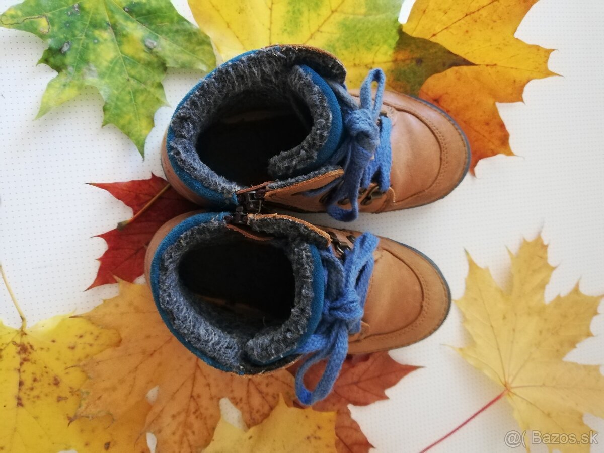 Zimné kožené čižmy D. D.step - 8