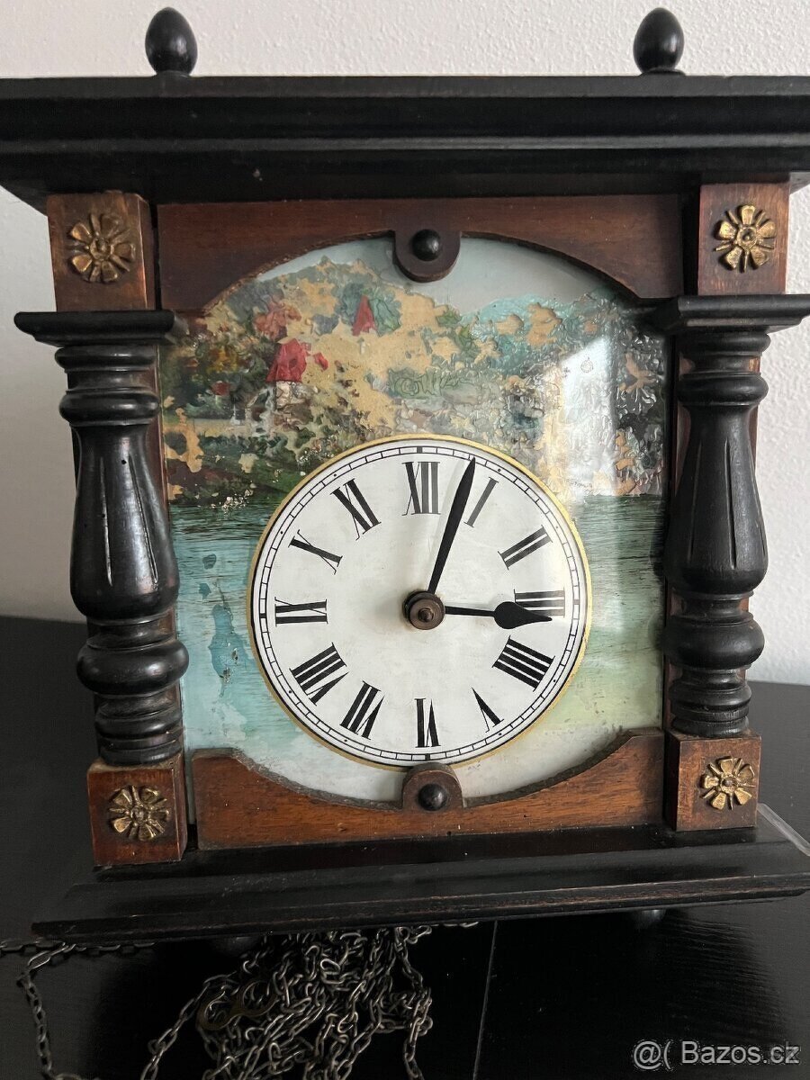 Starožitné kyvadlové hodiny - 8