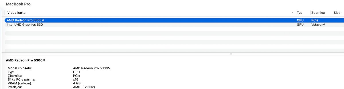 MacBook Pro 16" 2019 16/500GB Space Gray + ZÁRUKA - 8