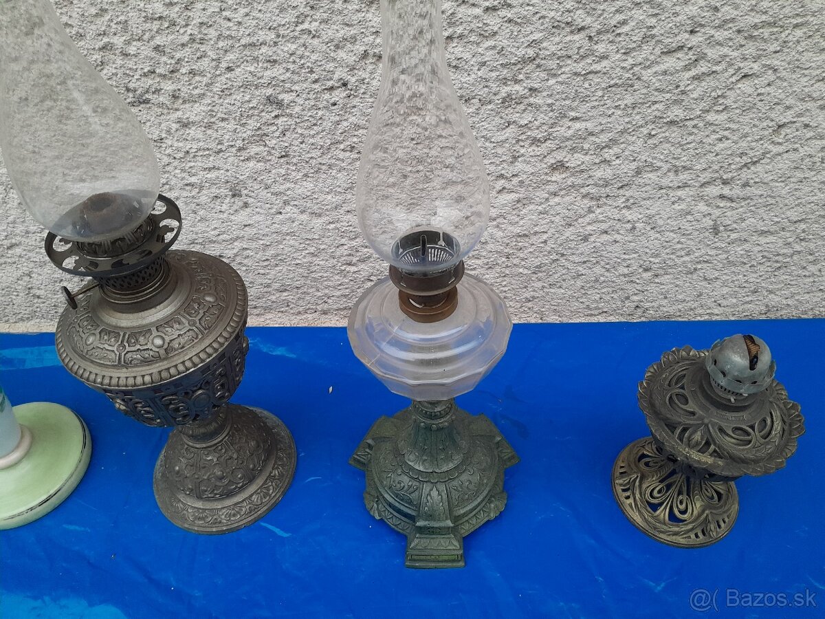 Petrolejová,bakelitová,industriálna ,železničiarska lampa. - 8