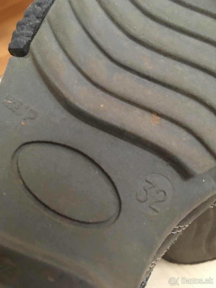 Dievčenské kožené topánky vel.32 - 8