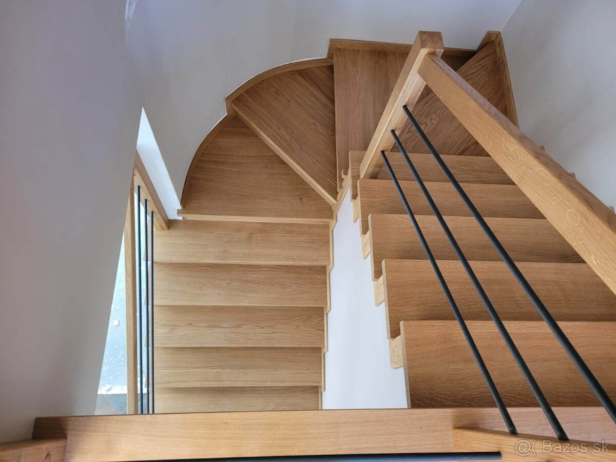 Drevené schody - výroba a montáž - 8