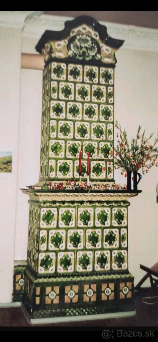 Kachlova pec starožitná - 8