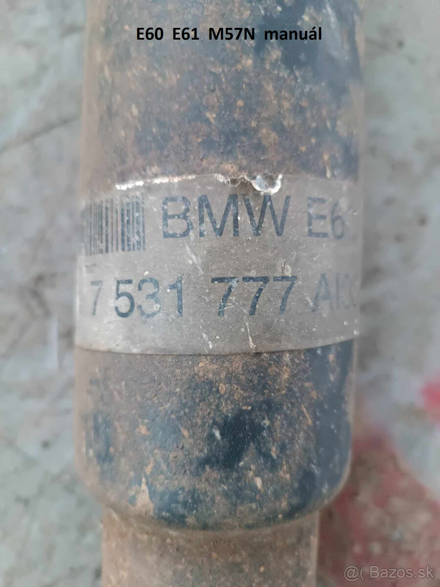 BMW klbový hriadel, kardan E90 E91 E87 E60 - 8