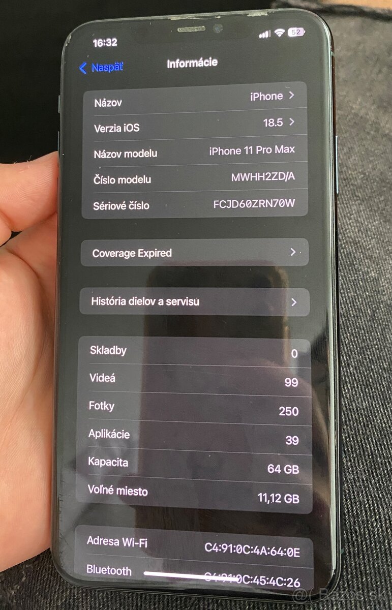 iPhone 11pro max 64gb - 8