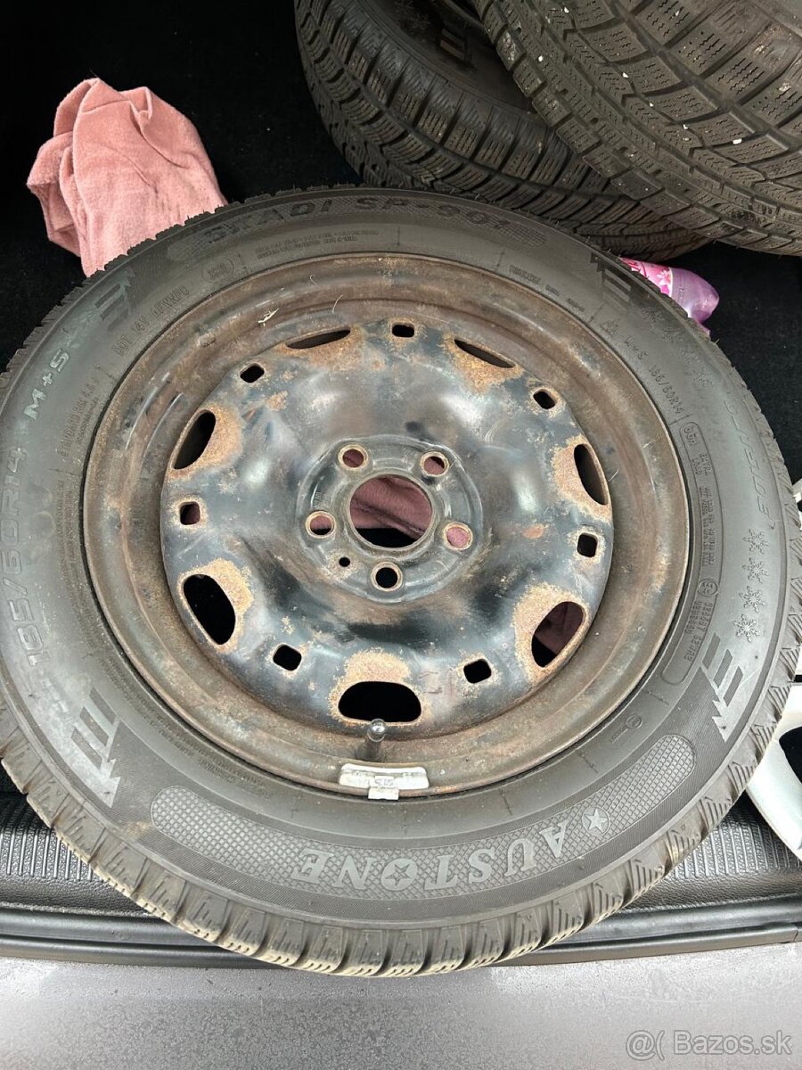 Pneumatiky 185/60/14 a disky 5100 - 8