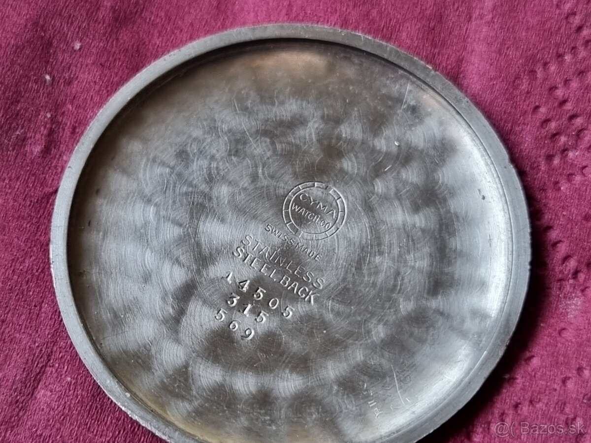 Veľké,náramkové hodinky,CYMA. - 8