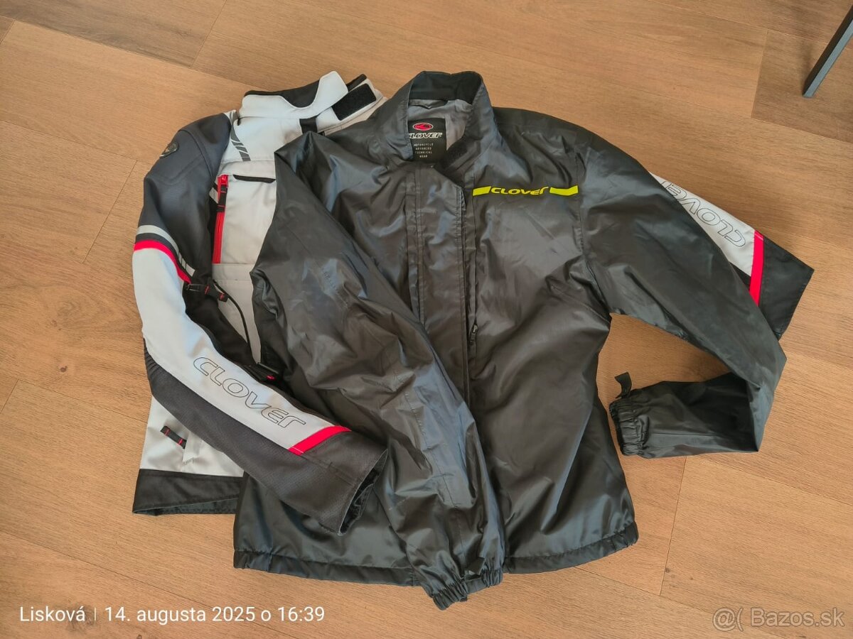 Dámska moto bunda CLOVER HYPERBLADE WP black/grey - 8