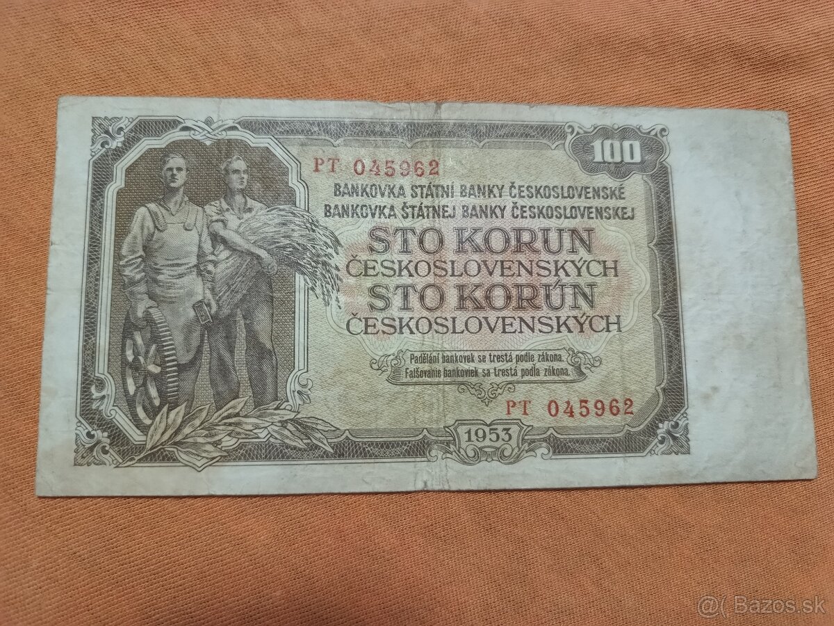 Bankovky ČSR - 4 - 8