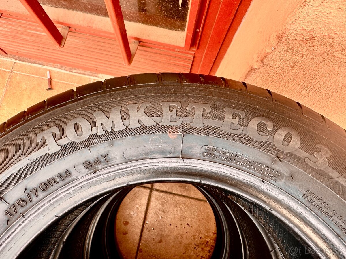 175/70 R14 Letné pneumatiky kompletná sada - 8