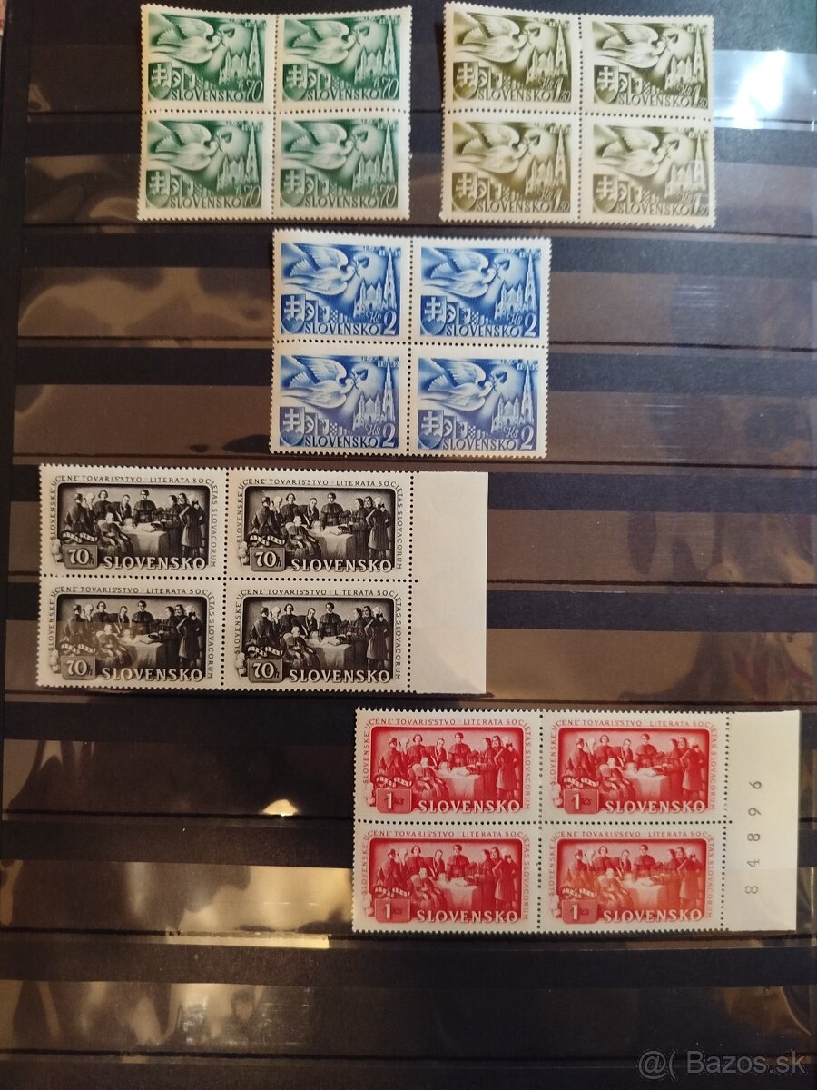 Slovenský štát - partia známok - 8