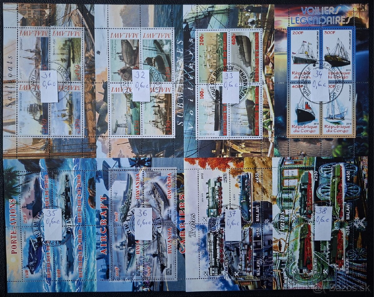 Postove znamky 4 (98poloziek) - 8