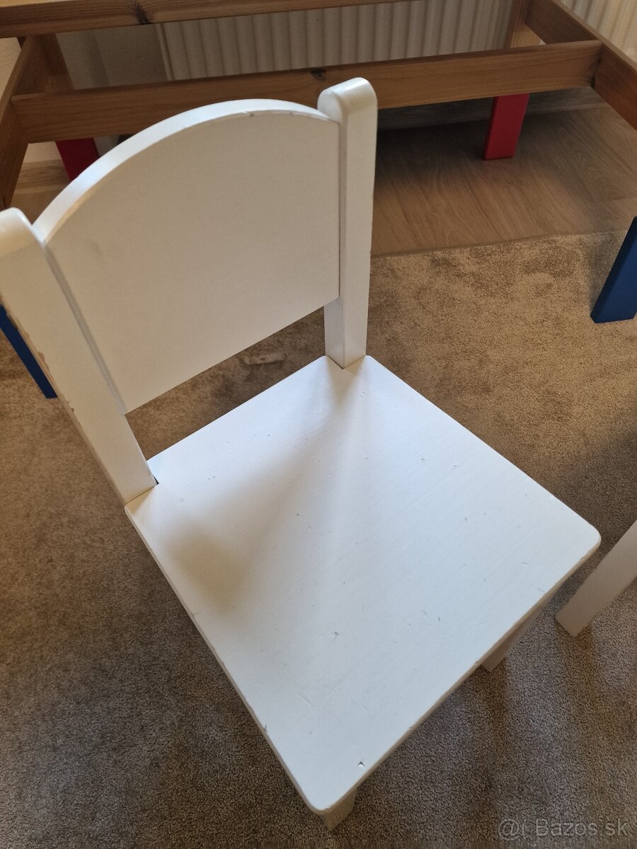 Detský rastúci stôl a 2 stoličky IKEA - 8