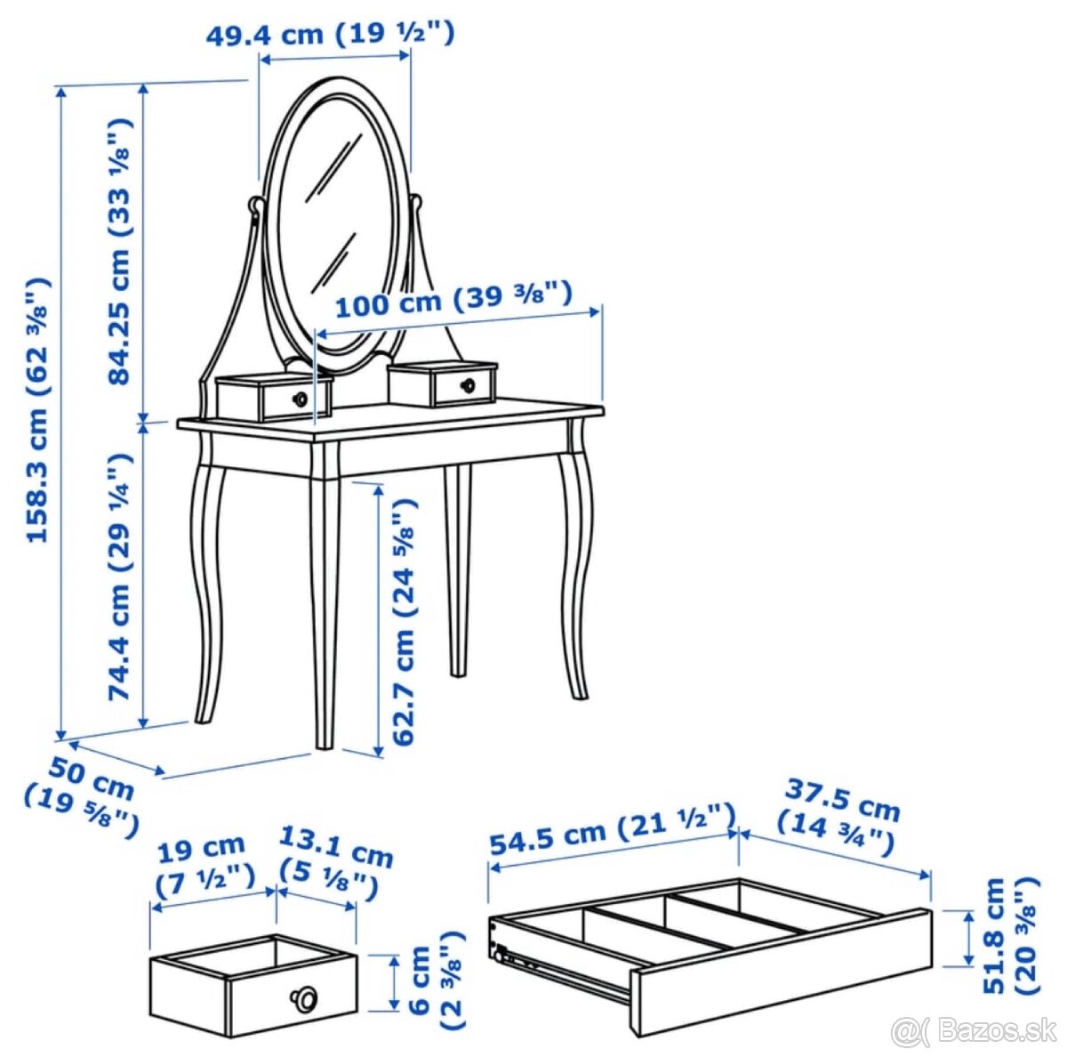 Kozmetický stolík - 8