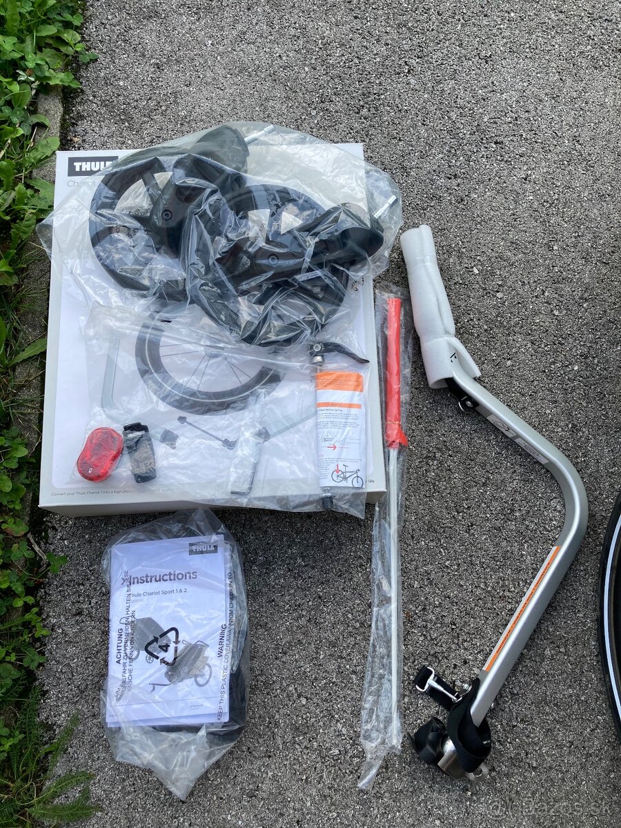 Predám vozík Thule Chariot Sport 1 + RunSet - 8