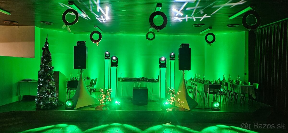 Predám 4x Moving Head 200w LED BSW - 8