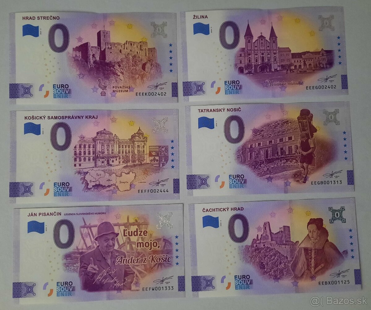 0€ / 0 euro suvenírová bankovka - 8