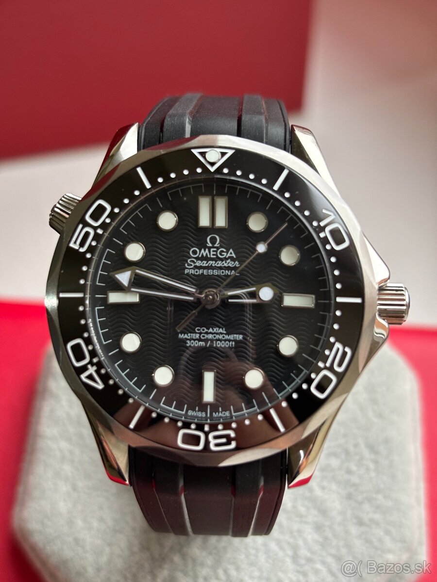 Omega Seamaster 300M, Rubber Strap, 42mm - 8