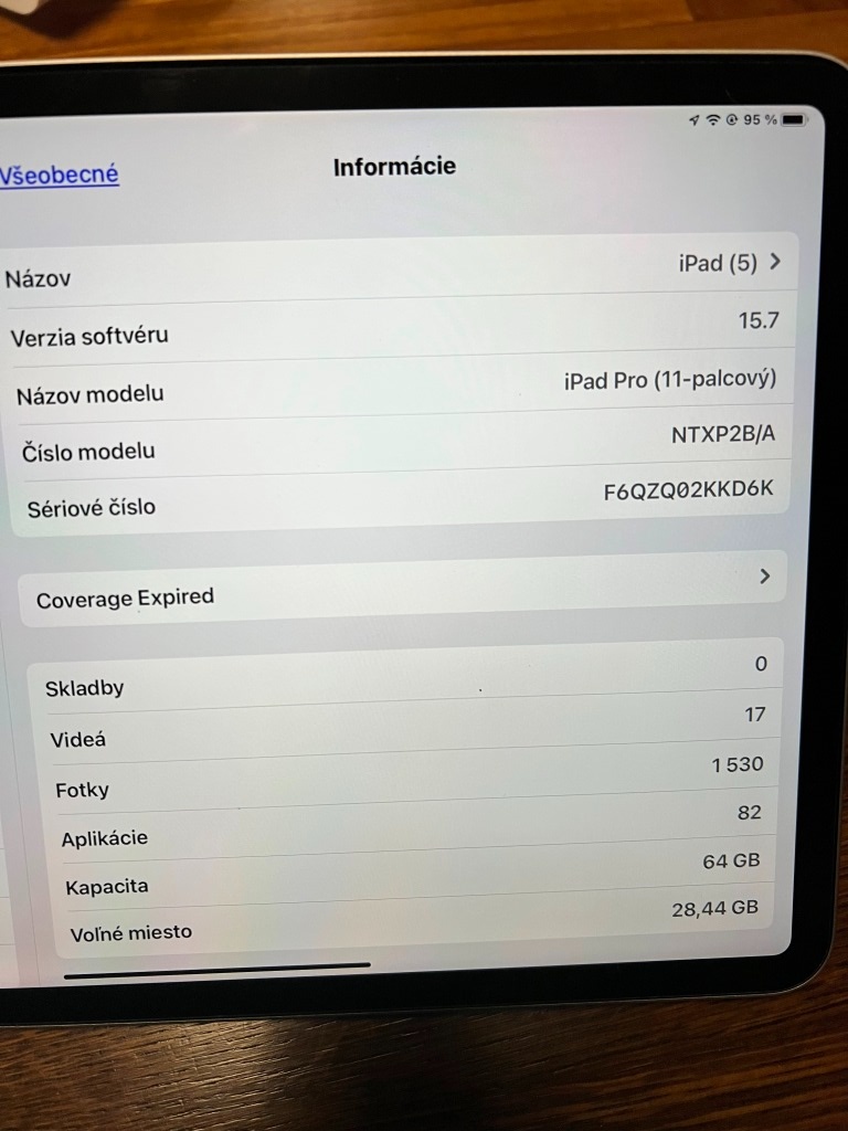 Apple Ipad Pro 11, 64 GB - 8