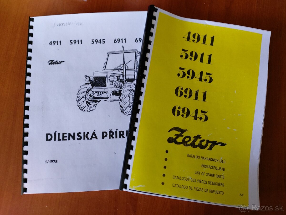 NAJLACNEJŠIE príručky pre Zetor, kombajn a všetky stroje - 8